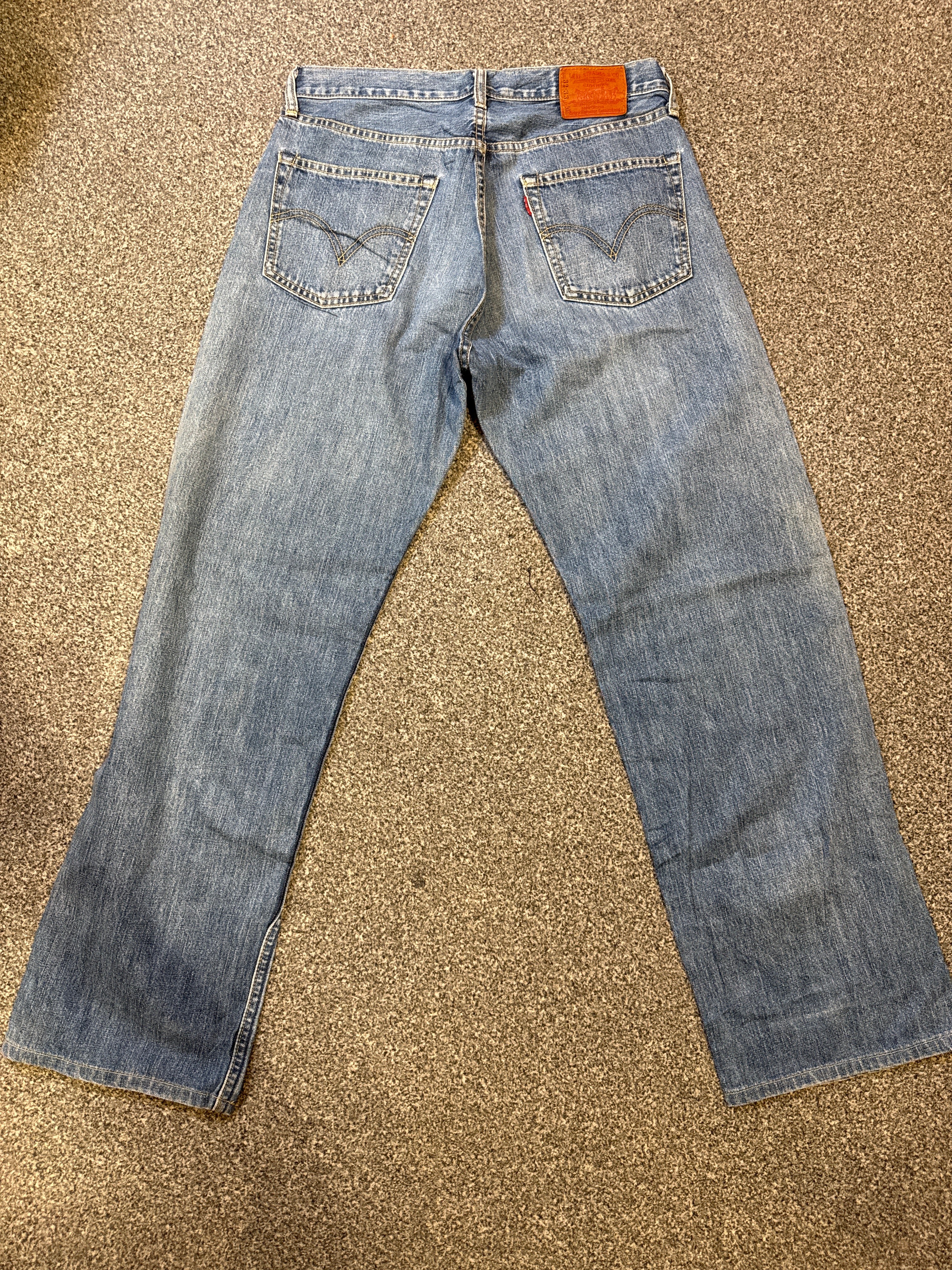 Levi’s Women’s 503 Wide Leg Blue Jeans – P442