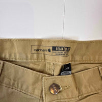 Carhartt Rugged Flex Relaxed Fit Carpenter Trousers – Khaki – Size 35x32