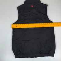 Ecko Unltd Puffer Gilet Black Quilted Rhino Logo Sleeveless Vest Size S