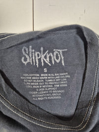 Slipknot Band T-Shirt Tie Dye Grey Black Pentagram Logo Size S