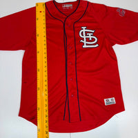 St. Louis Cardinals MLB Baseball Jersey Red Embroidered Size M