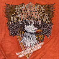 Harley-Davidson Rhinestone Eagle Graphic Dolman T-Shirt – Size S