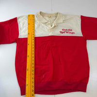 Detroit Red Wings Collared Pullover Sweatshirt (Adult Large)