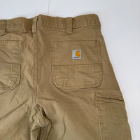 Carhartt Rugged Flex Relaxed Fit Carpenter Trousers – Khaki – Size 35x32