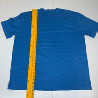 Tommy Hilfiger Crew Neck T-Shirt Blue Cotton Blend Mens Size XXL