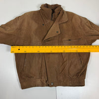 Adventure Bound By Wilsons Leather Bomber Jacket Tan Thinsulate Size M