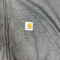Carhartt Rain Defender Zip Up Hoodie Grey Mesh Lined Hood Size 3XL