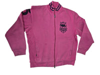 Polo Ralph Lauren Pink Full Zip Track Jacket Polo Crest Size M/L