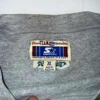 Vintage Philadelphia Eagles Starter Fleece Sweatshirt Grey NFL Crewneck XL Embroidered Logo