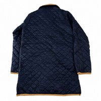 Ralph Lauren Quilted Diamond-Stitch Barn Coat with Corduroy Trim (Size XL)