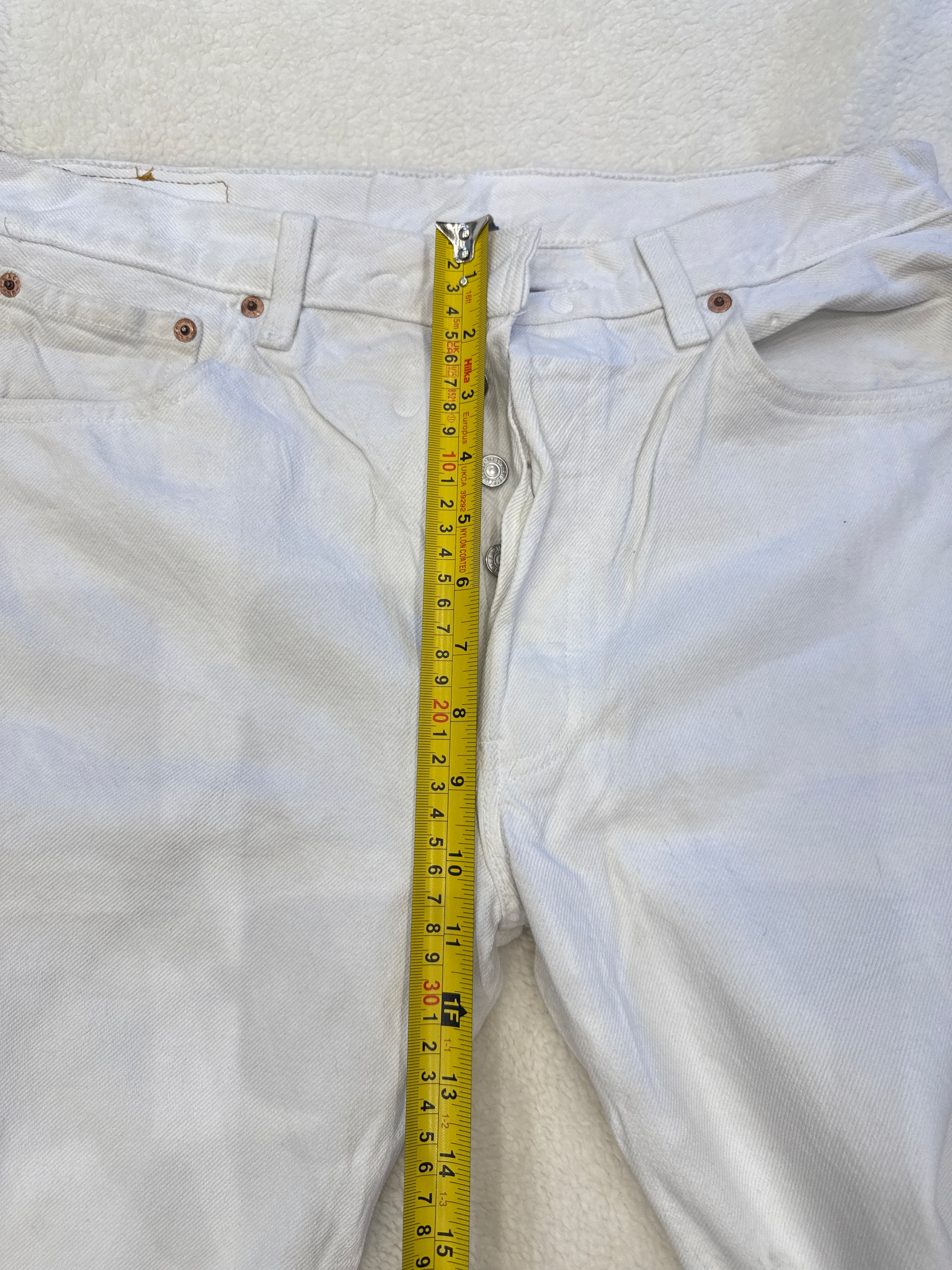 Vintage Levi's 501 XX, USA Made Denim Jeans - White - W34 L30