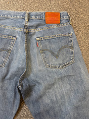 Levi’s Women’s 503 Wide Leg Blue Jeans – P442