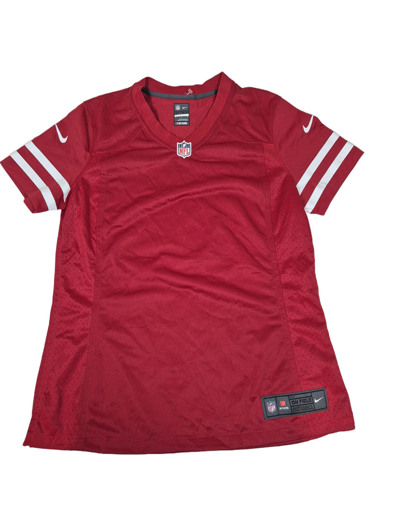 Nike NFL On Field Womens Football Jersey Red White Stripe Blank Size L