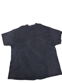 Wu-Tang Clan Graphic T-Shirt Faded Black Flame Logo Print Size 3XL