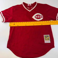 Mitchell & Ness Cincinnati Reds Cooperstown Collection Baseball Jersey Red Size M 40 MLB