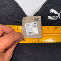Puma Classics Womens Ribbed Crop Top Black BNWT Size XL