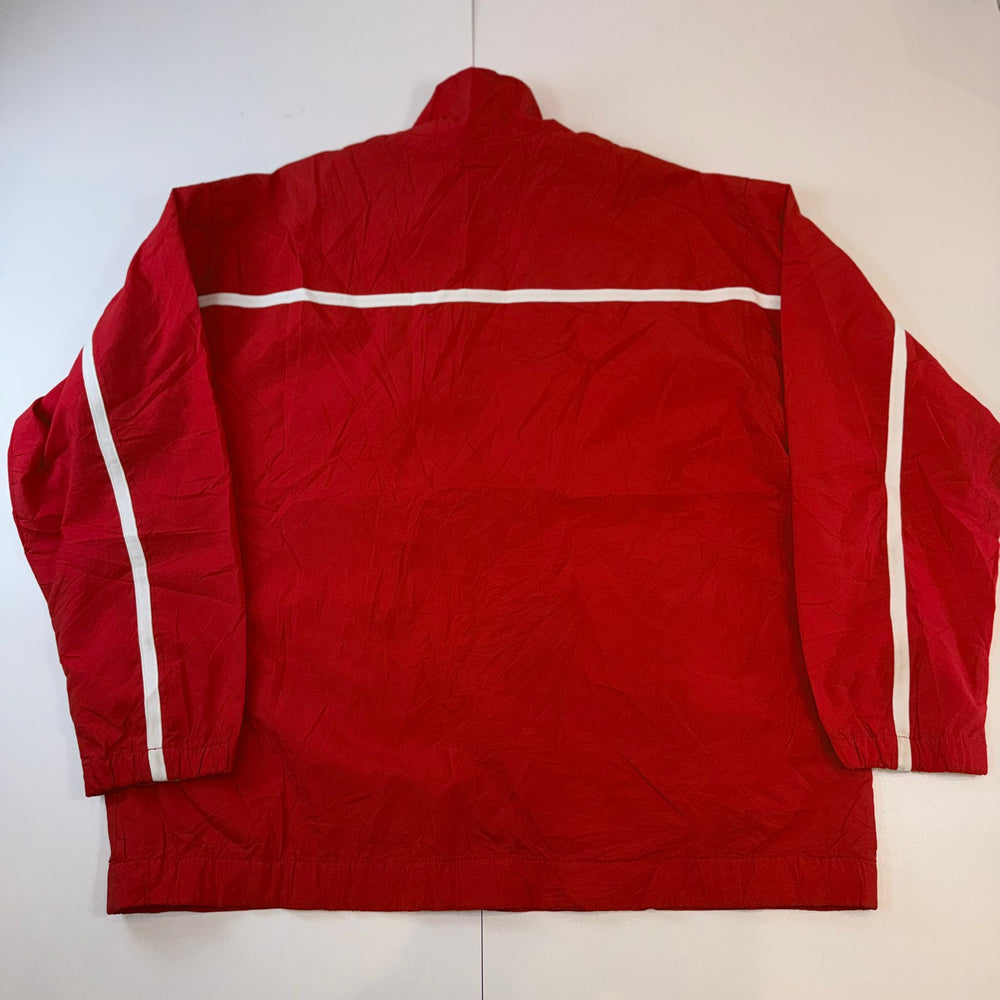 Vintage Nike Team Red Full Zip Windbreaker Jacket