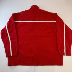 Vintage Nike Team Red Full Zip Windbreaker Jacket