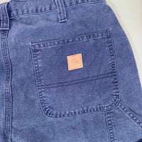 Carhartt Dungaree Fit Carpenter Trousers Navy Blue Size 34