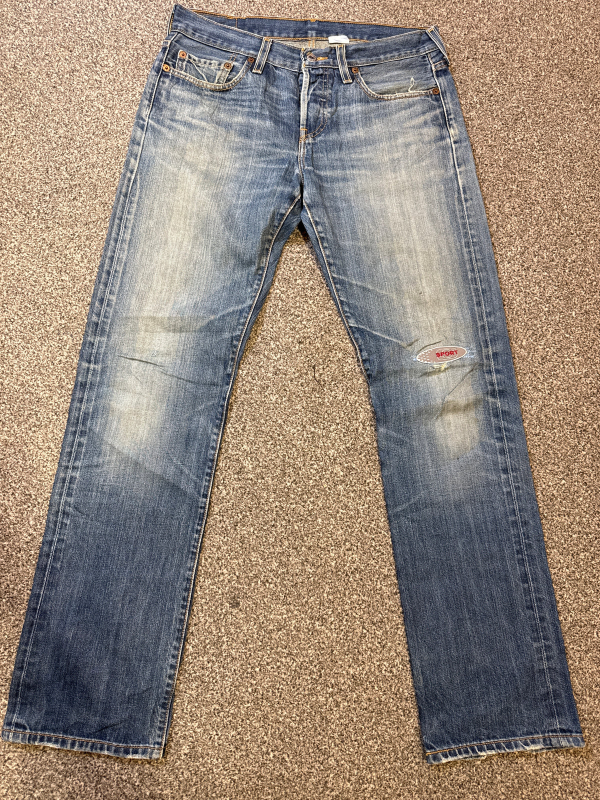 Levi’s Women’s Reworked Patch Light Blue Jeans – P450