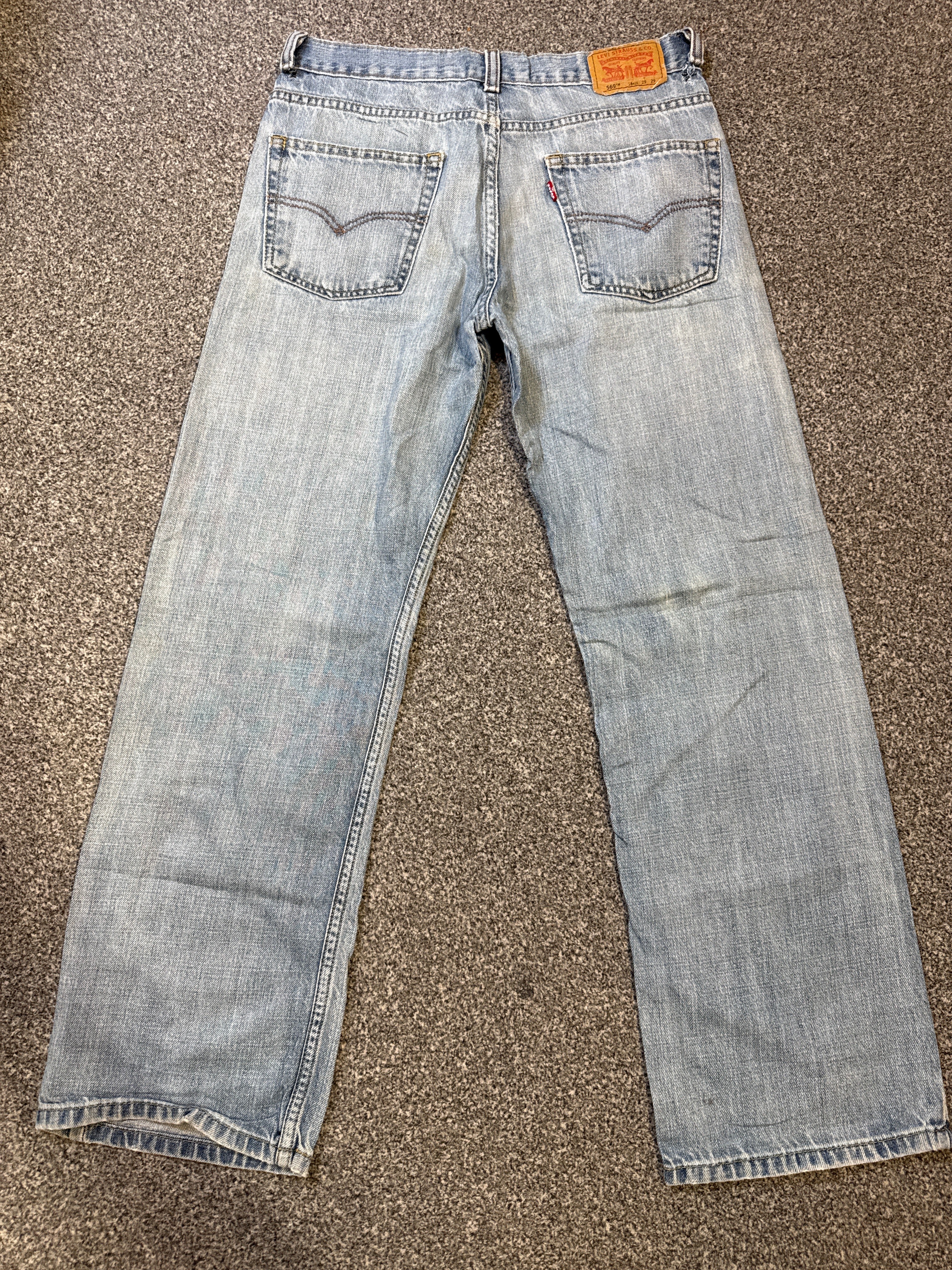 Levi’s Women’s 569 Loose Straight Blue Jeans – P440