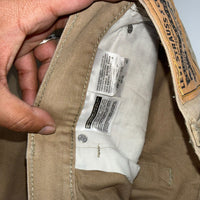 Levi's 505 Beige Straight Leg Jeans W38 L30