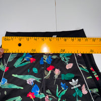 Adidas Originals Womens Floral Print Leggings 3 Stripe Black Size XS( UK 6)