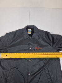 Weather Breaker Vintage Coach Jacket Sherpa Lined Warsaw Tigers Black XL