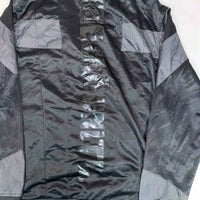 Ecko Unltd Track Jacket Black Grey Colourblock Rhino Graphic Zip Up Size S