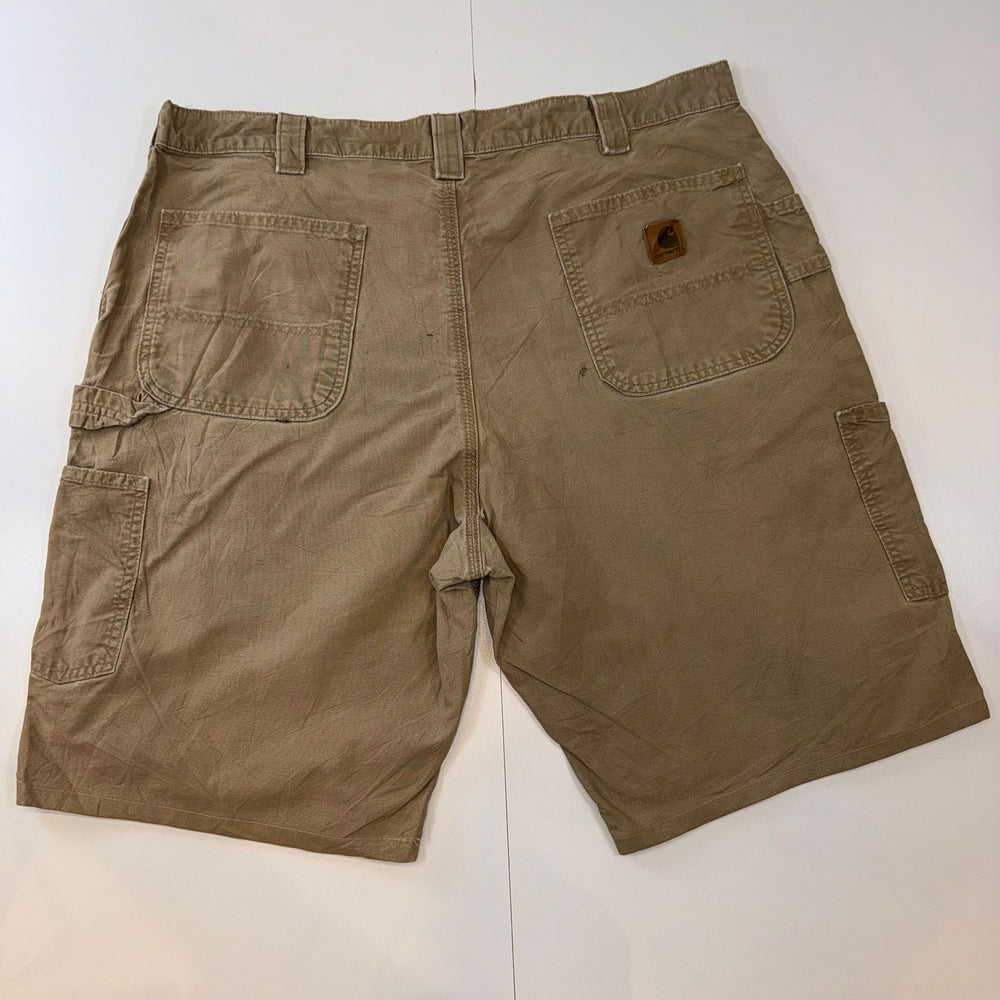 Vintage Carhartt Cargo Shorts Beige Relaxed Fit Utility Workwear Men’s W40