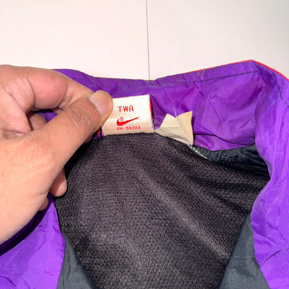 Vintage 90s Nike Colour Block Windbreaker Jacket
