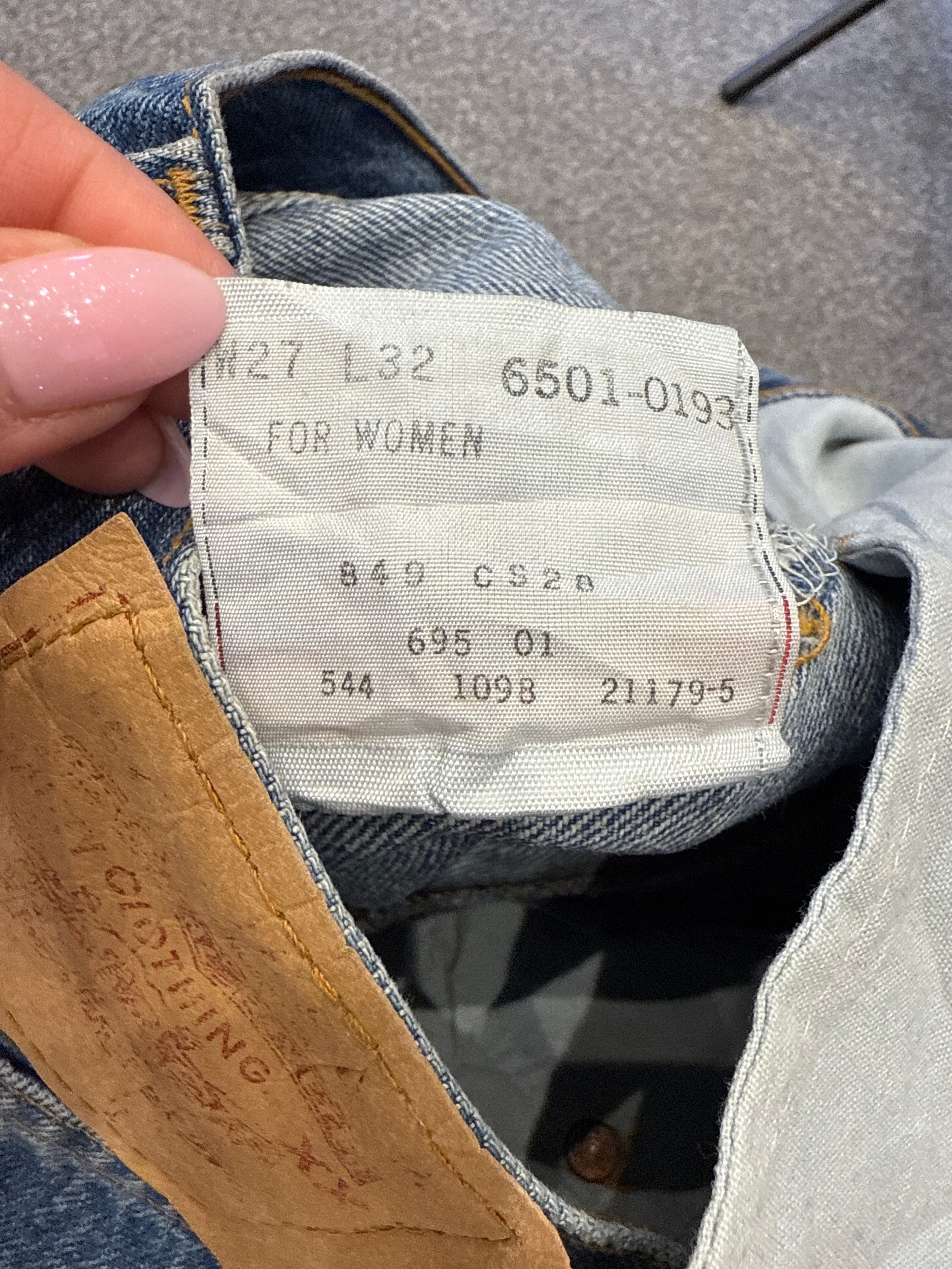 Vintage Levi's 501 XX, USA Made Denim Jeans - W27 L30