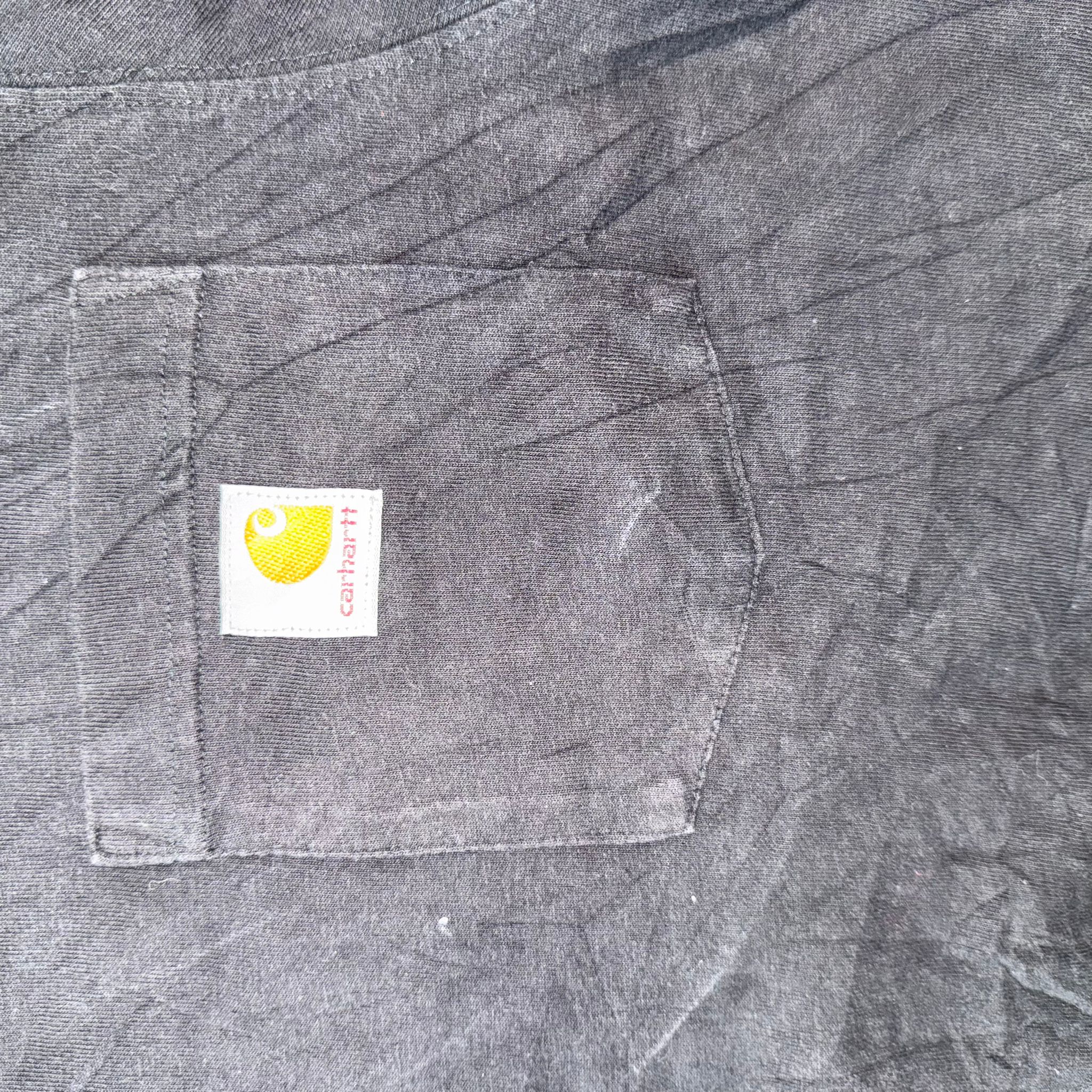 Carhartt Black Pocket T-Shirt Loose Fit Men’s Size Small S Workwear Tee