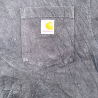 Carhartt Black Pocket T-Shirt Loose Fit Men’s Size Small S Workwear Tee