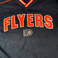 Vintage Philadelphia Flyers Long Sleeve V-Neck Hockey Jersey T-Shirt – Adult 2XL