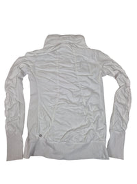 Lululemon Define Jacket White Ruched Zip Up Fitted Size US 8/ UK 12