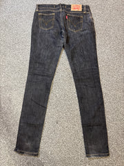 Levi’s Women’s 507 Professional Low-Waisted Black Jeans – P430