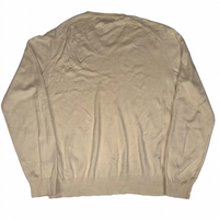 Polo Ralph Lauren Cream V-Neck Jumper Size L