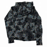 Lululemon Scuba Hoodie Navy Floral Print Zip-Up Womens Size 4(UK 8)