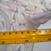 Lululemon Scuba Full-Zip Hoodie — Pastel Geometric Print Size UK 8-10