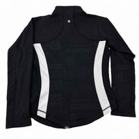 Lululemon Cropped Zip-Up Track Jacket with Motivational Print (Size 10)