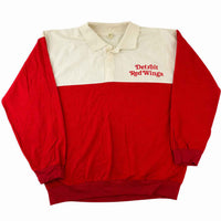 Detroit Red Wings Collared Pullover Sweatshirt (Adult Large)