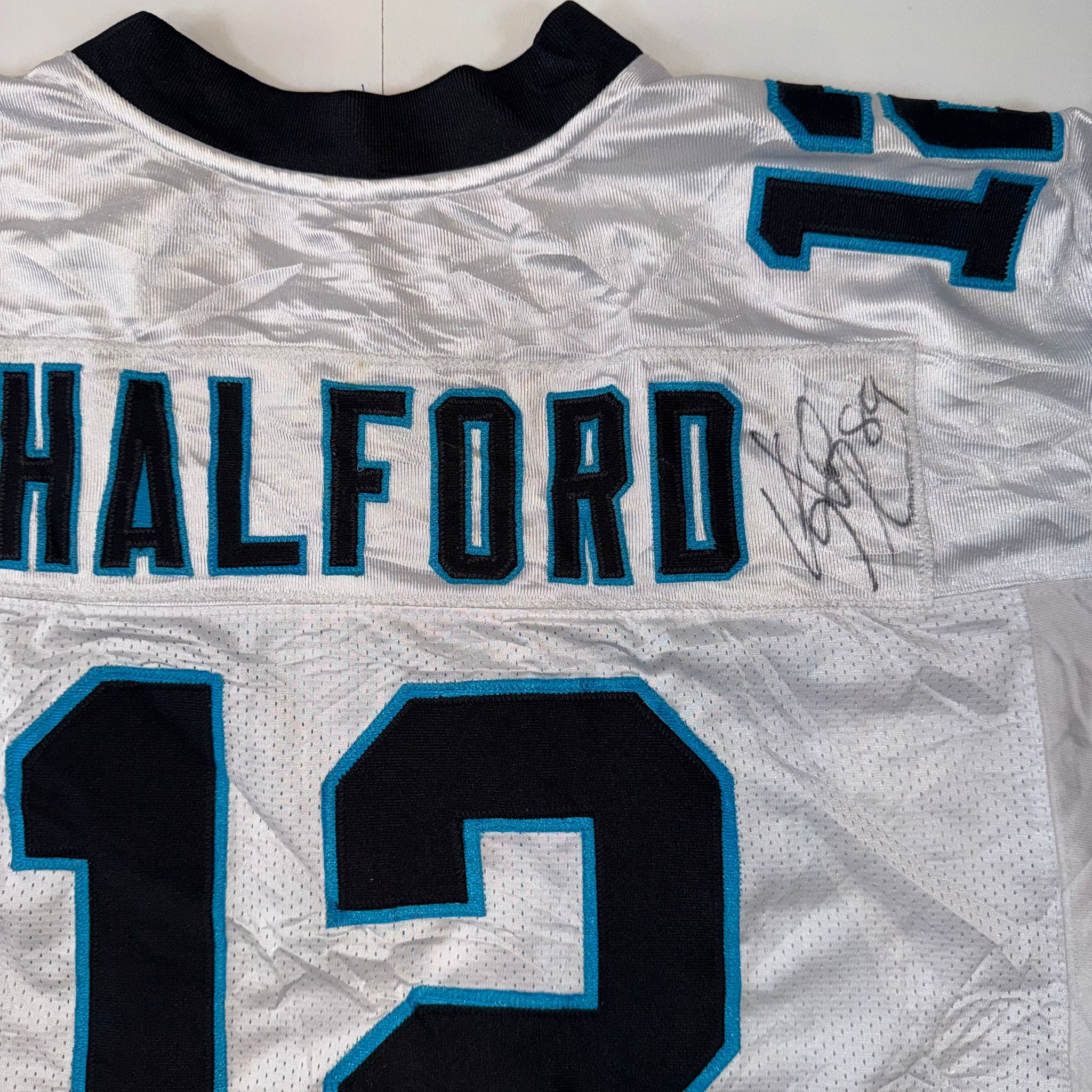 Carolina Panthers #12 “HALFORD” Reebok NFL Equipment On-Field Jersey – Size 50 – Possible Autograph