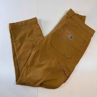 Carhartt Relaxed Fit Carpenter Trousers – Tan/Khaki – Size 31x30