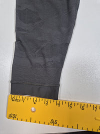 Lululemon Leggings Camo Mesh Panel Charcoal Grey High Rise Size 10