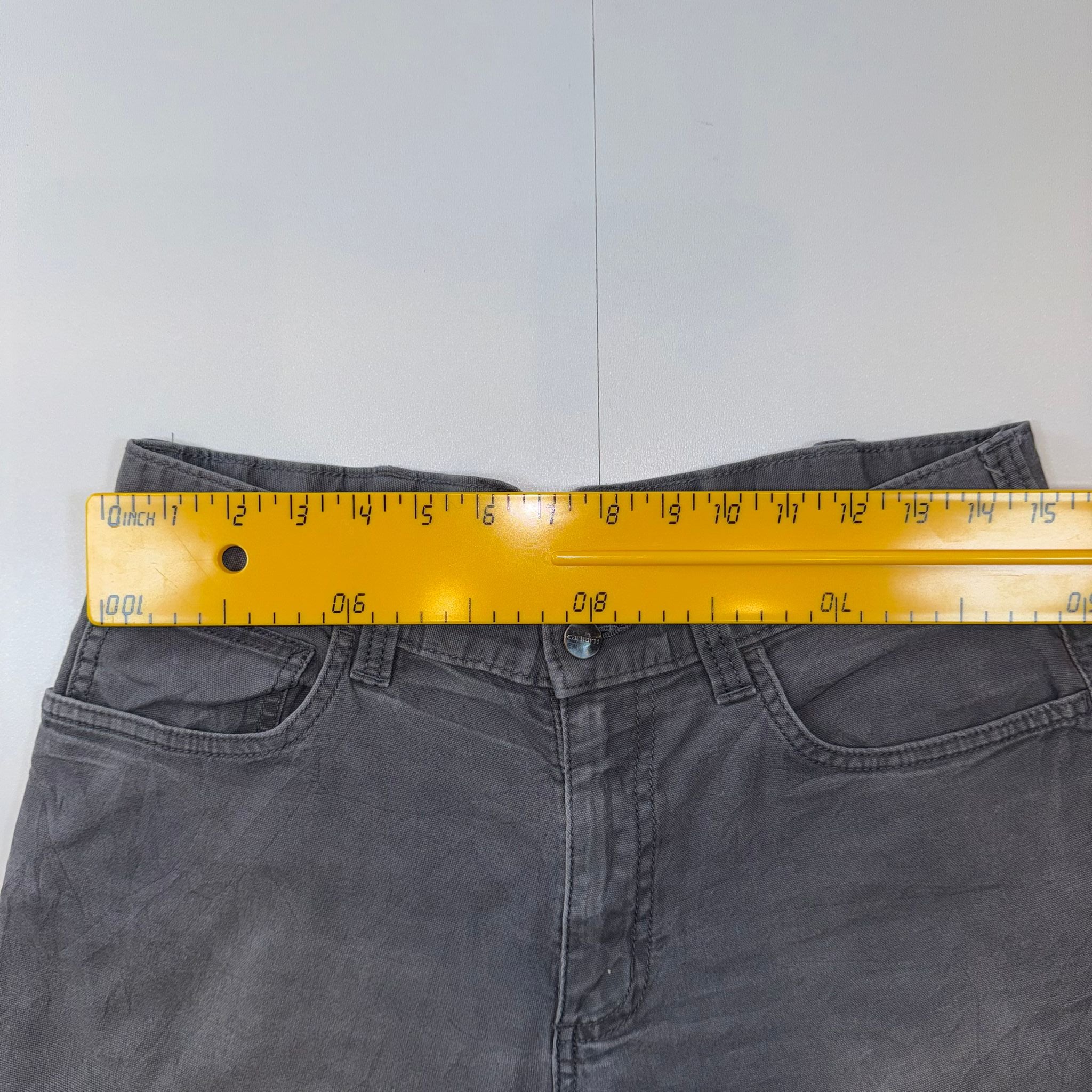 Carhartt Relaxed Fit Work Shorts Grey W32 Utility Carpenter Cargo Shorts