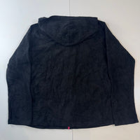 The North Face Girls Black Fleece Hoodie Jacket Pink Logo XL/TG (18)