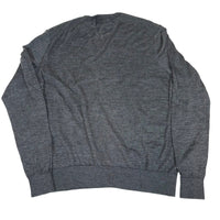 Polo Ralph Lauren Merino Wool V-Neck Jumper Charcoal Grey Size XXL
