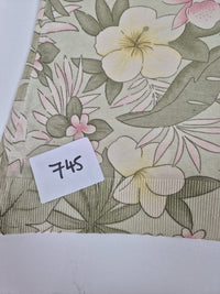 Pendleton Silk Blend Floral Button Cardigan Sage Green Size L Womens