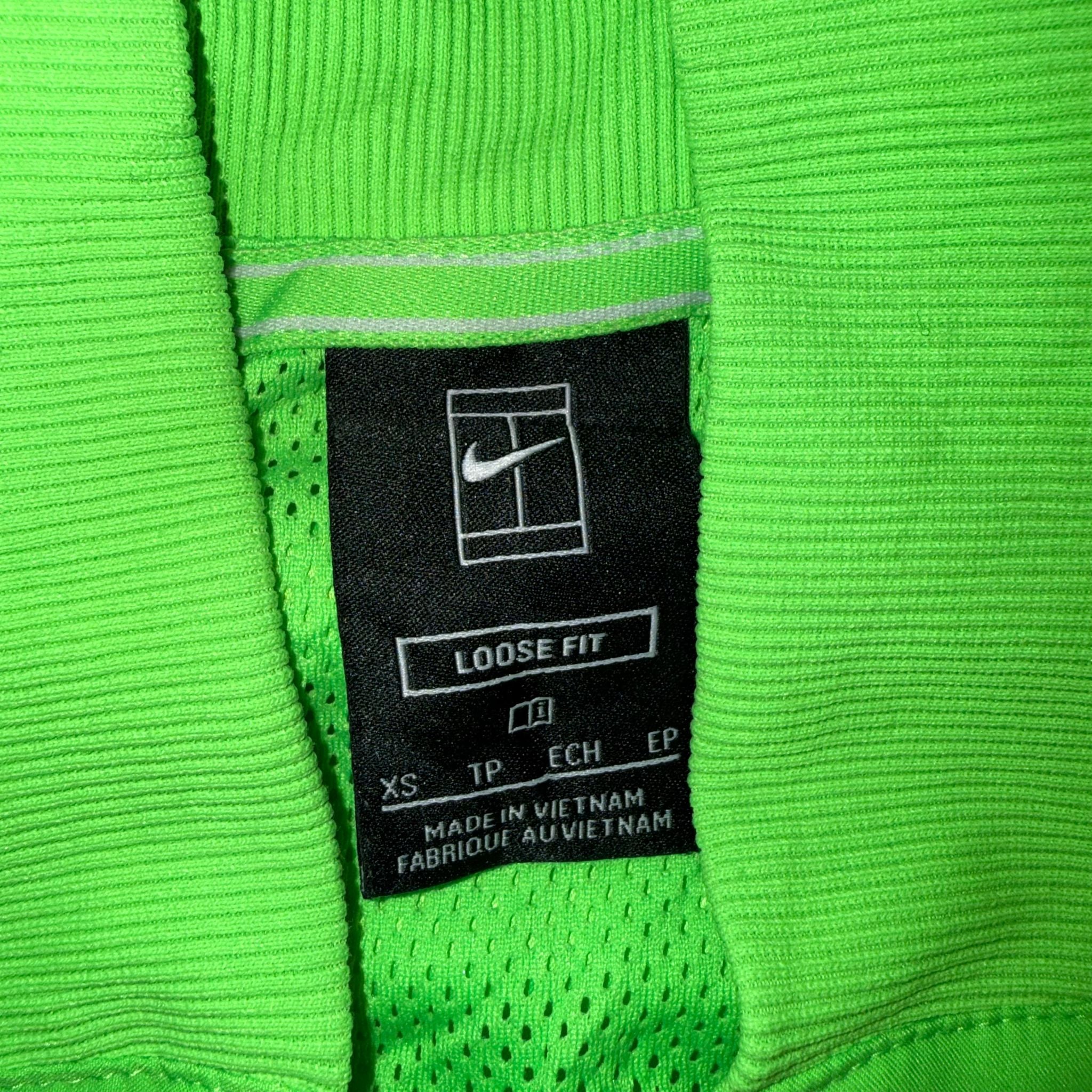 Nike x Rafael Nadal Neon Green Tennis Windbreaker Jacket XS